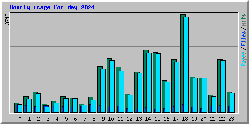 Hourly usage for May 2024